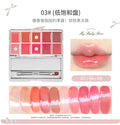FLORTTE Jelly Mirror Watery Lipstick Palette Customizable Colors DIY Lip Glaze Hydrating Women Beauty Cosmetics