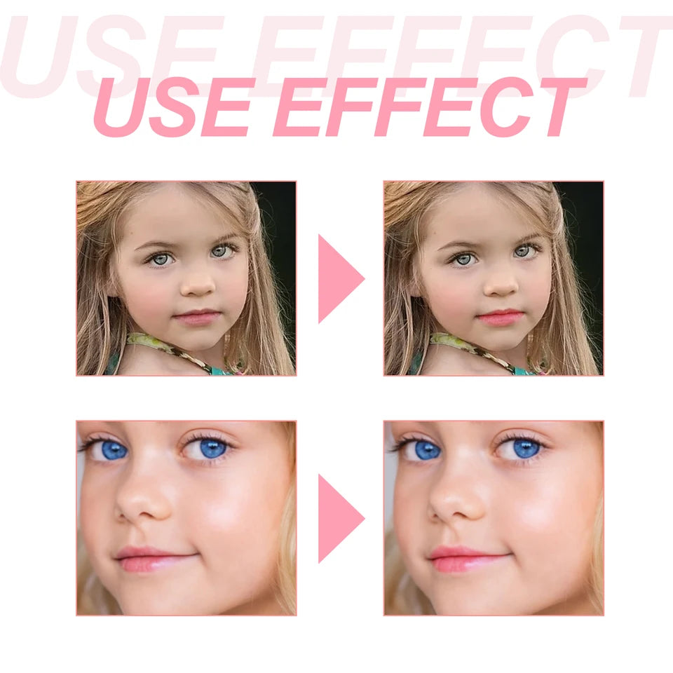 Children's Lipstick Toy Zero Stain Water Based Washable Children Lipstick Cute Princess Pretend Makeup Dress Up Light Shade Non-Sticky Texture Moisturizing Kids Play Safe Cosmetics Toy No Color Non-Toxic Plastic Hypoallergenic Kids Lip Gloss Toy New
